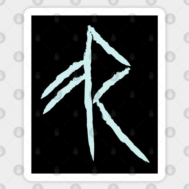 Nordic Rune Design - "Energy" Symbol - Elder Futhark Magnet by TuncGK